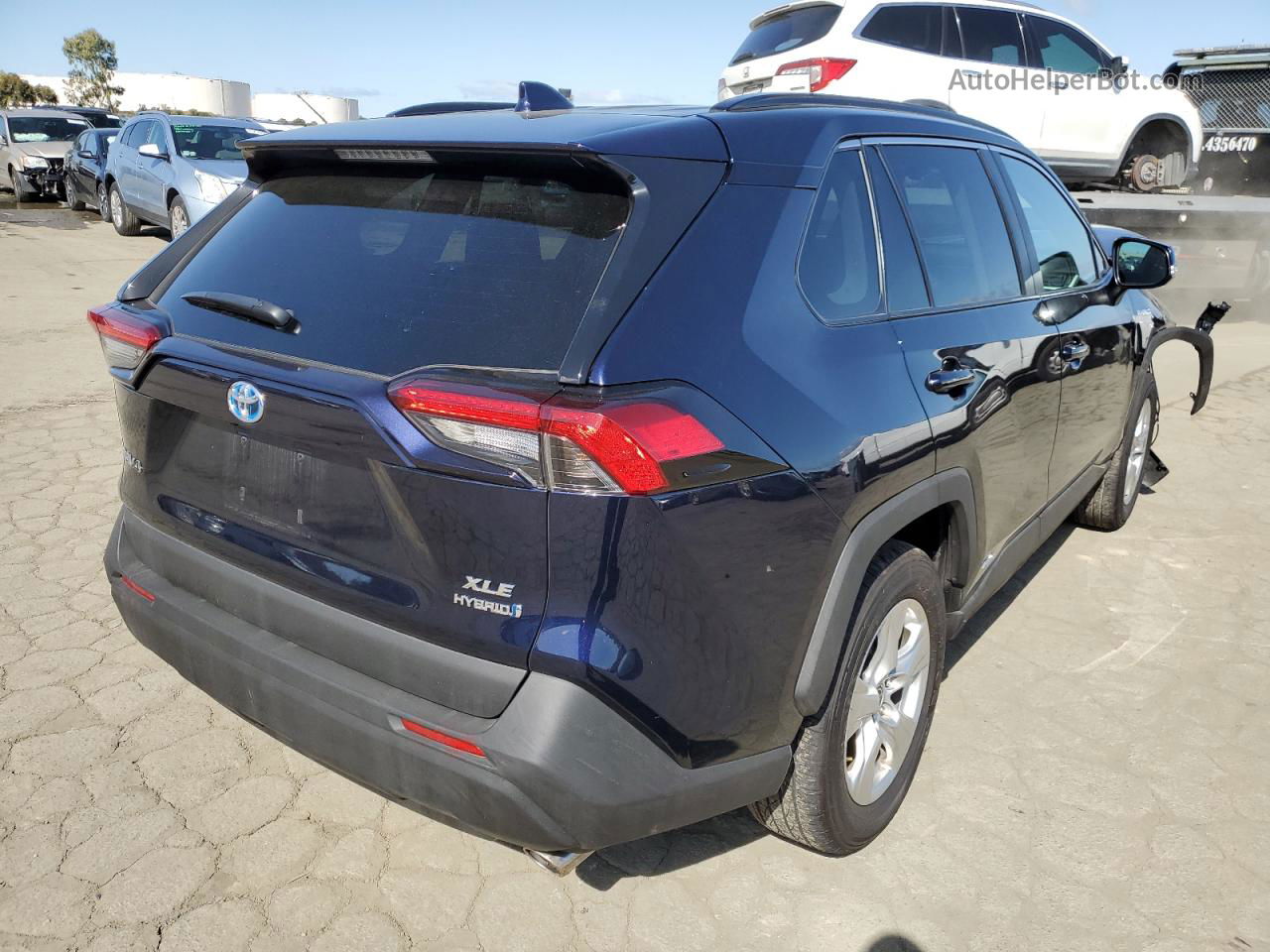 2021 Toyota Rav4 Xle Синий vin: 4T3RWRFV1MU035399