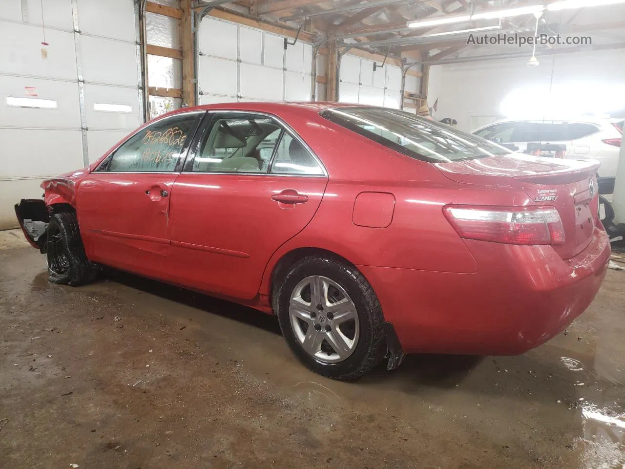 2008 Toyota Camry Ce Red vin: 4T4BE46K08R015761