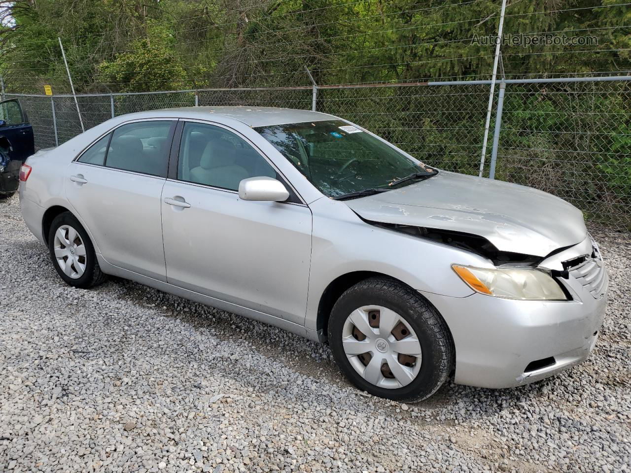 2008 Toyota Camry Ce Silver vin: 4T4BE46K08R018563