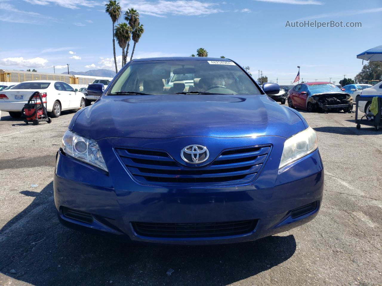 2008 Toyota Camry Ce Blue vin: 4T4BE46K08R027019