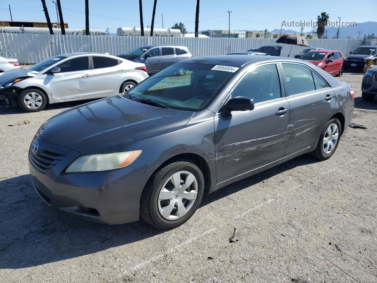 2009 Toyota Camry Base Серый vin: 4T4BE46K09R129096