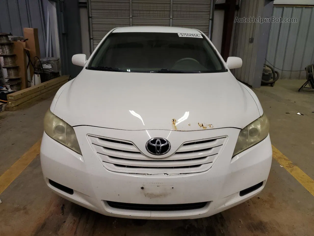 2009 Toyota Camry Base White vin: 4T4BE46K19R083231