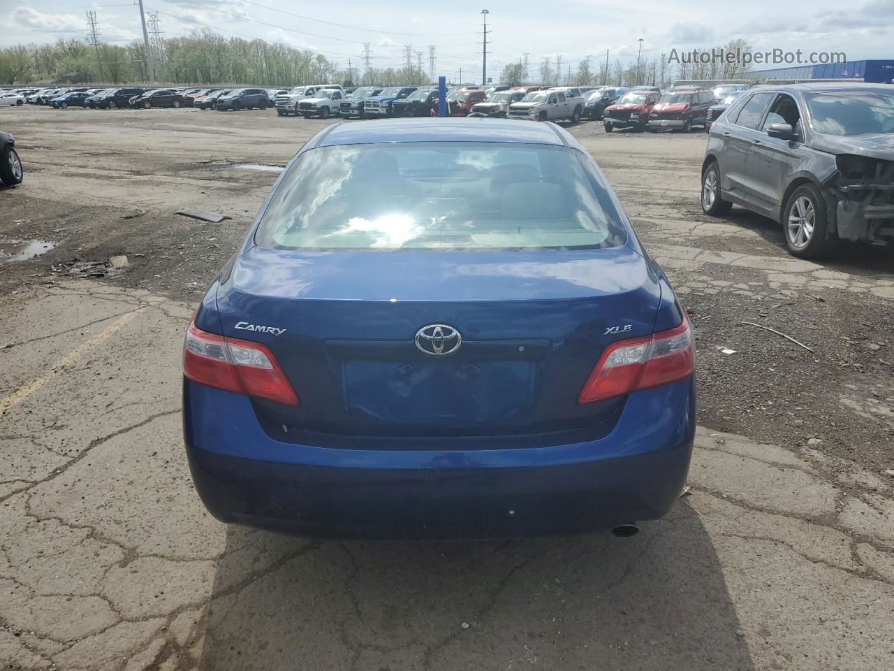 2009 Toyota Camry Base Синий vin: 4T4BE46K19R128054