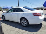 2007 Toyota Camry Ce White vin: 4T4BE46K27R004405