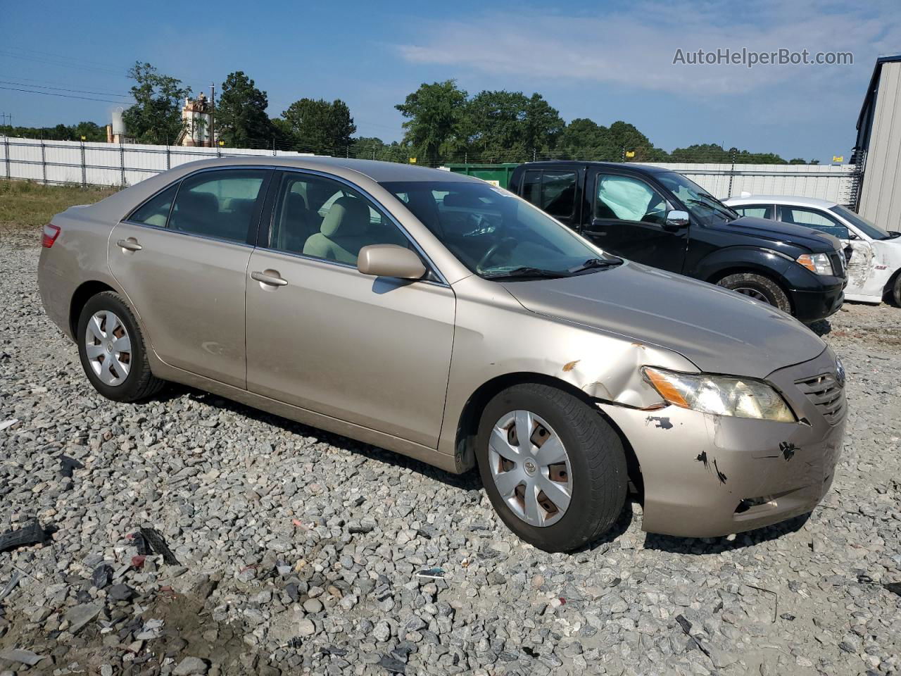 2008 Toyota Camry Ce Beige vin: 4T4BE46K28R040385