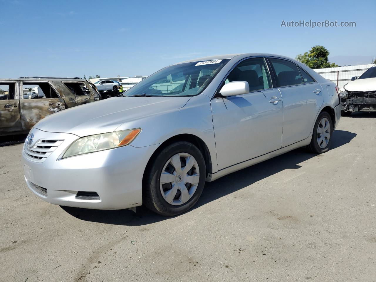 2009 Toyota Camry Base Silver vin: 4T4BE46K29R070598