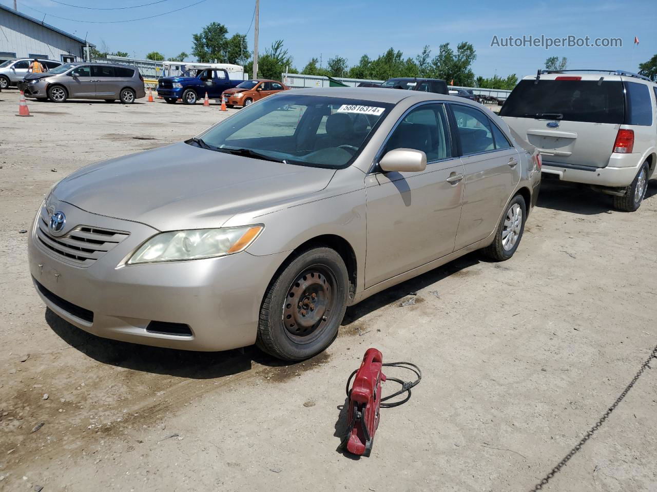 2009 Toyota Camry Base Beige vin: 4T4BE46K39R050618