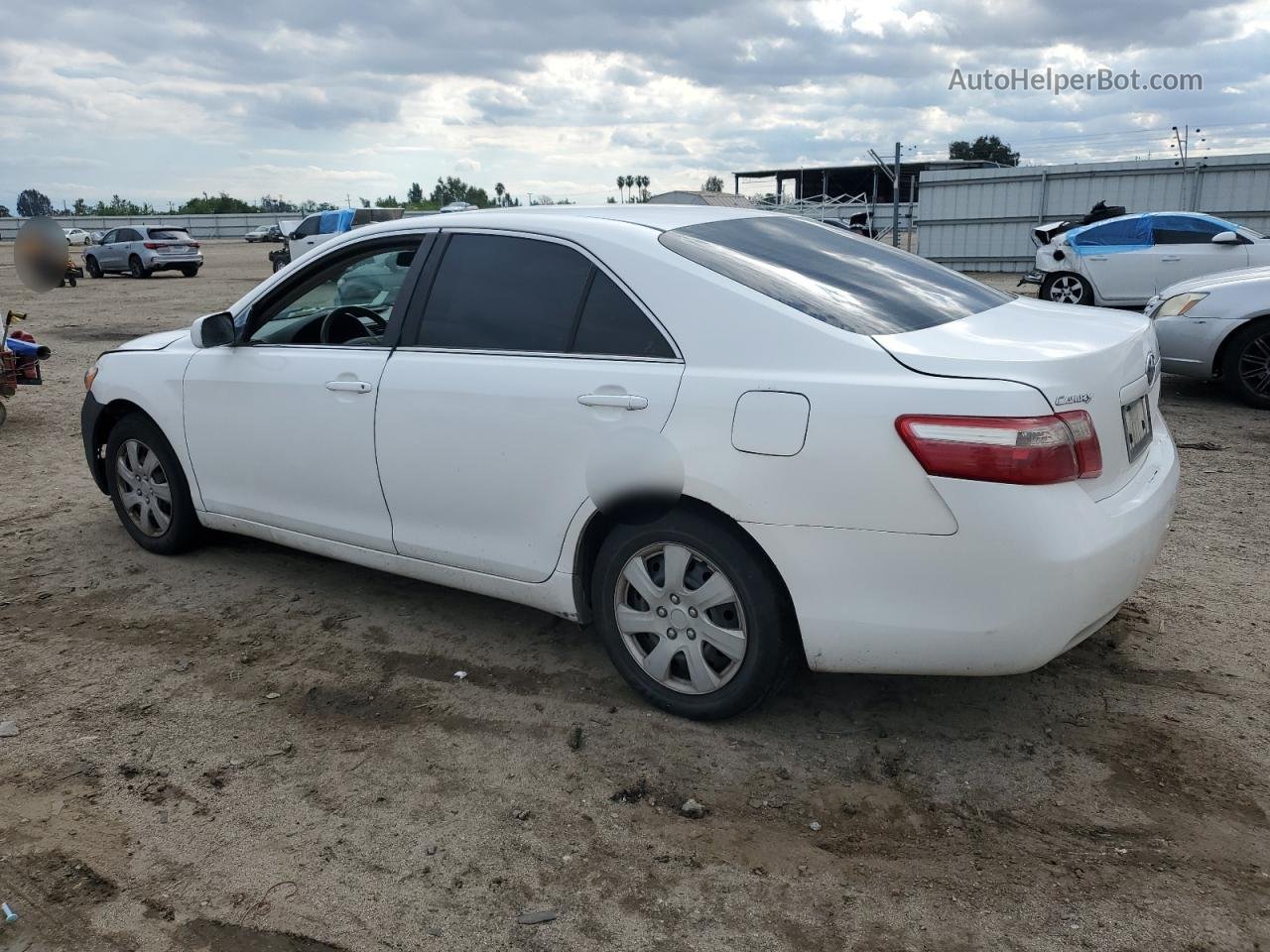 2009 Toyota Camry Base White vin: 4T4BE46K39R073185