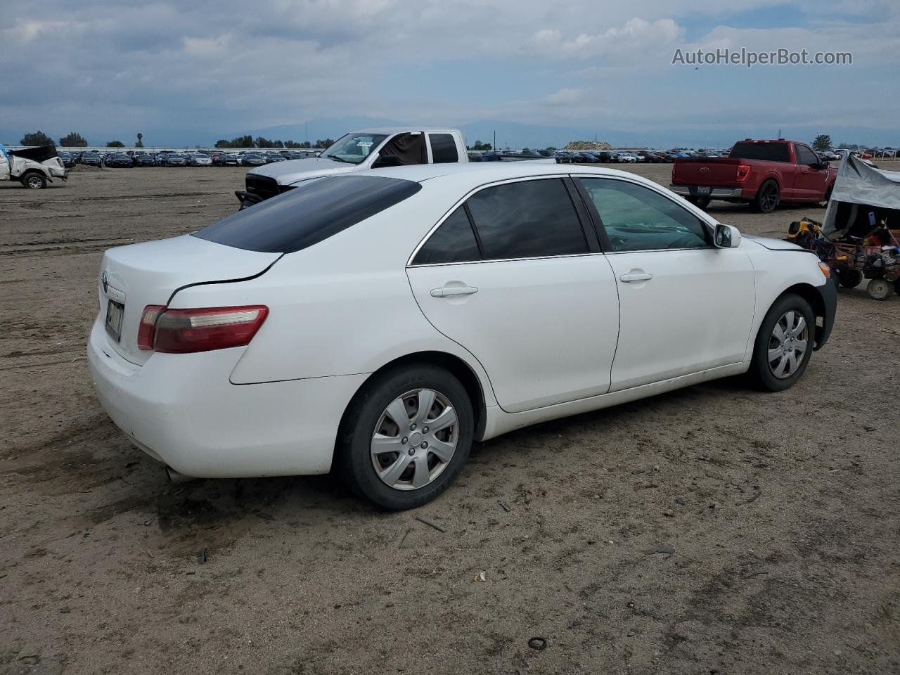 2009 Toyota Camry Base White vin: 4T4BE46K39R073185