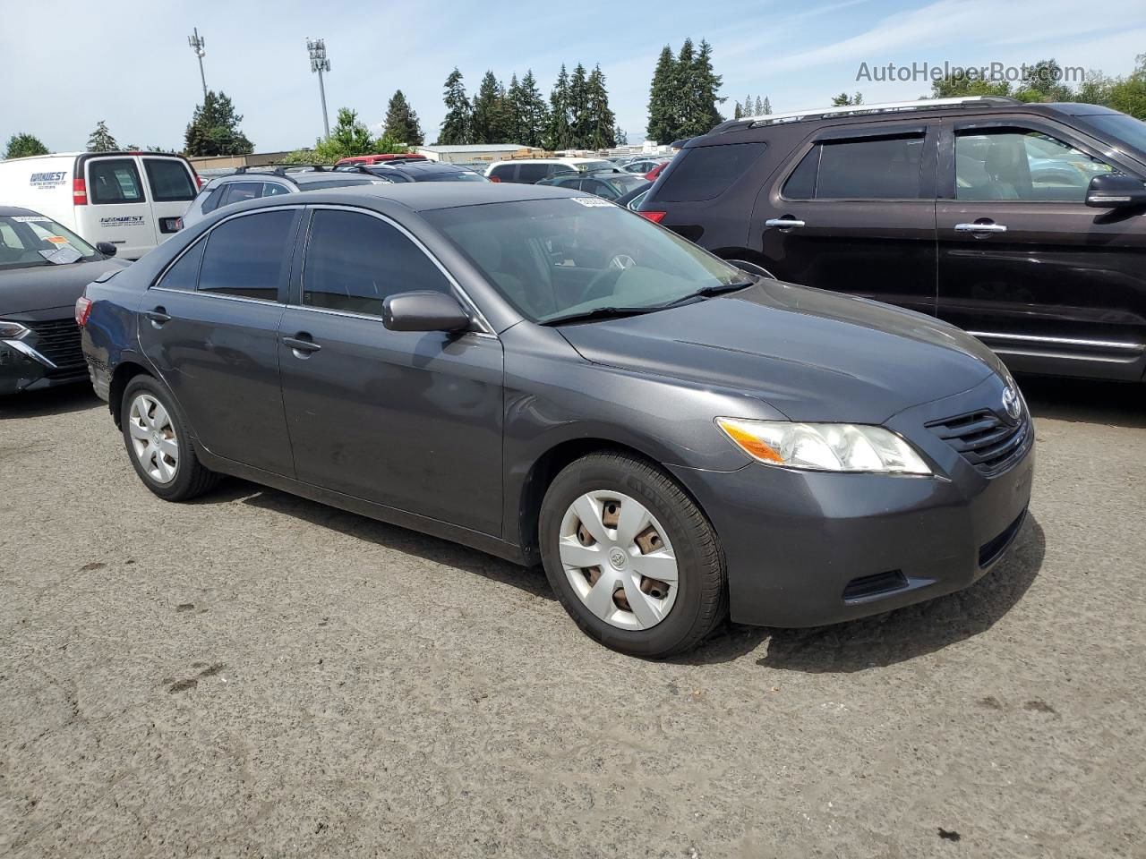 2009 Toyota Camry Base Gray vin: 4T4BE46K39R076085