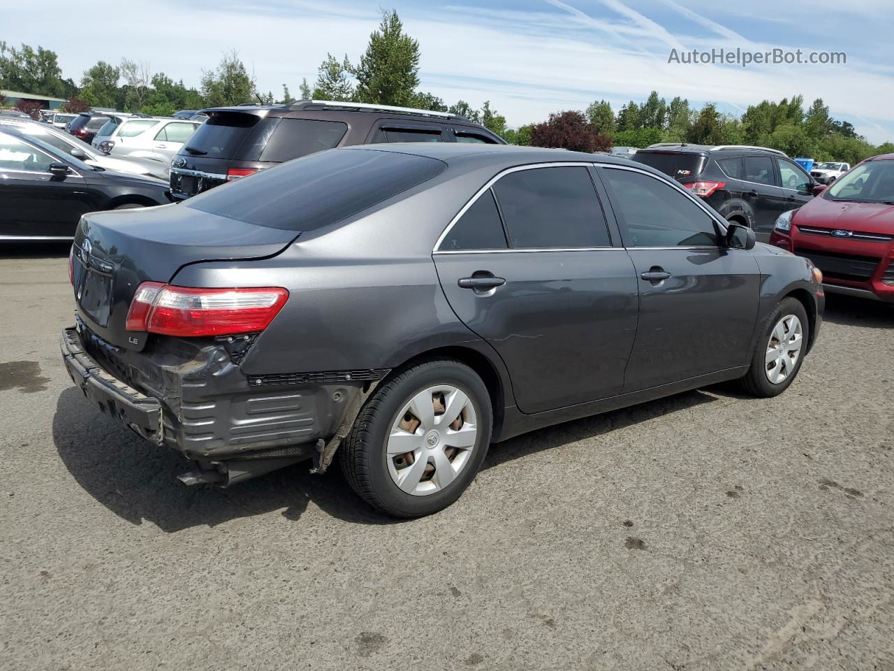 2009 Toyota Camry Base Серый vin: 4T4BE46K39R076085