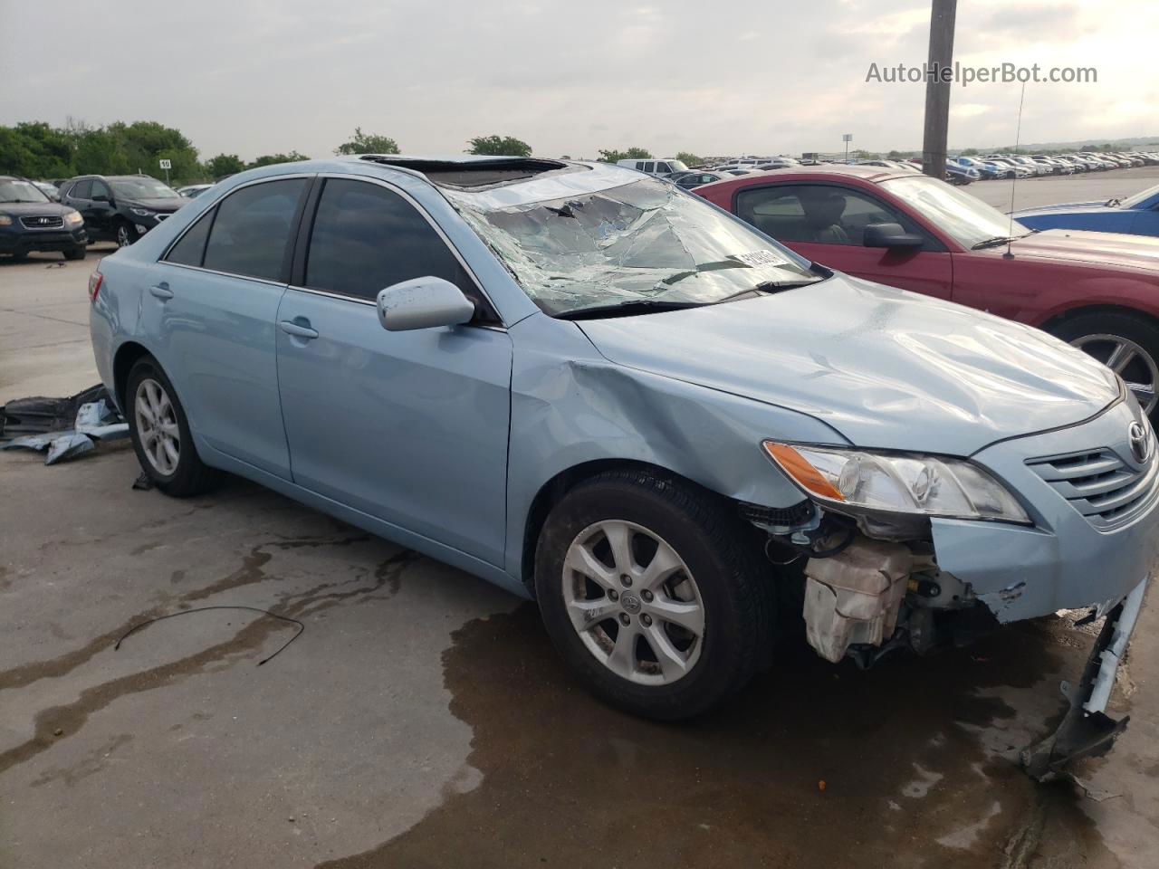 2009 Toyota Camry Base Blue vin: 4T4BE46K39R103348