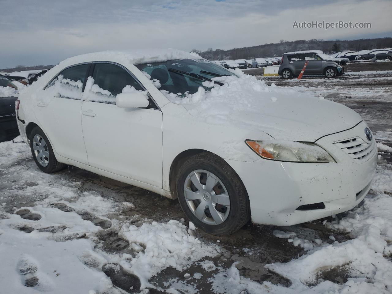 2009 Toyota Camry Base White vin: 4T4BE46K39R114060