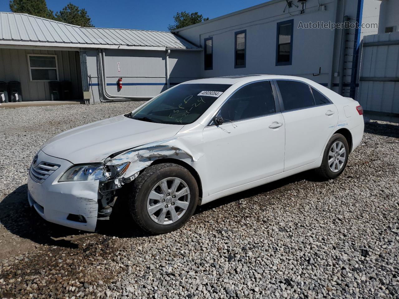 2009 Toyota Camry Base Белый vin: 4T4BE46K39R133871