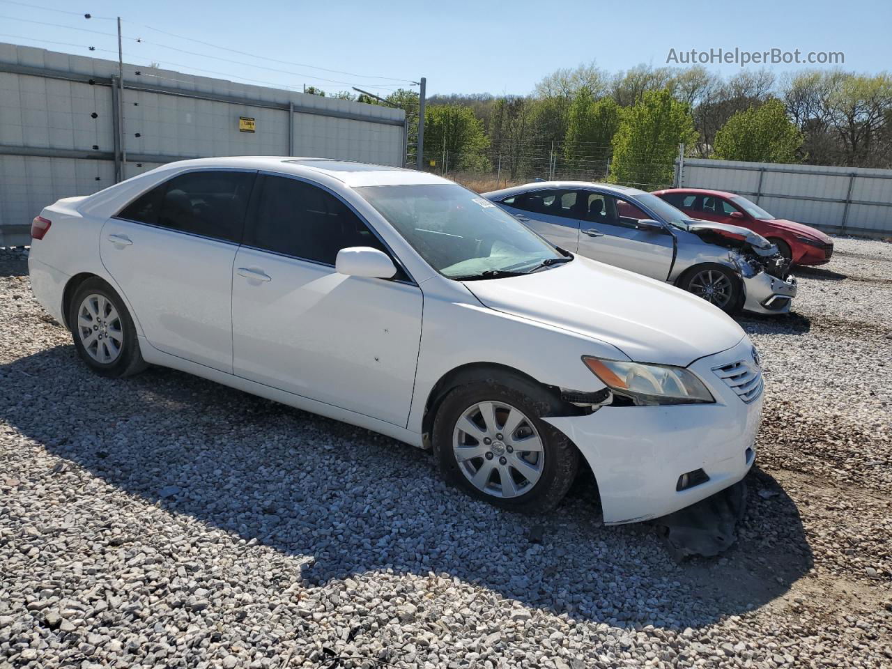 2009 Toyota Camry Base Белый vin: 4T4BE46K39R133871