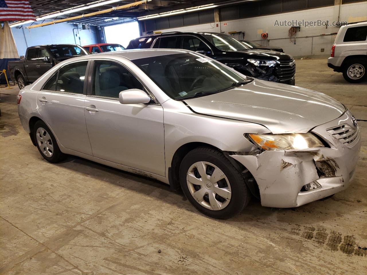 2009 Toyota Camry Base Silver vin: 4T4BE46K39R136298