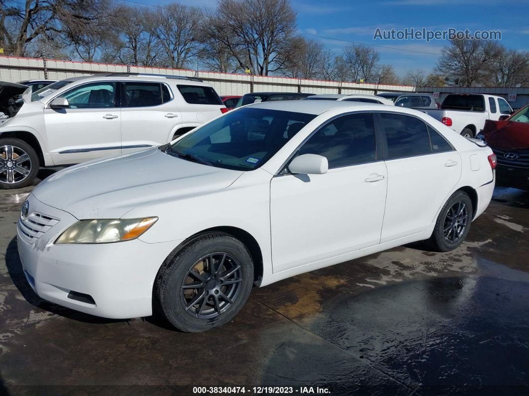 2009 Toyota Camry Le White vin: 4T4BE46K59R082955