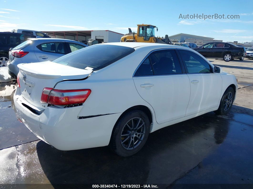 2009 Toyota Camry Le White vin: 4T4BE46K59R082955