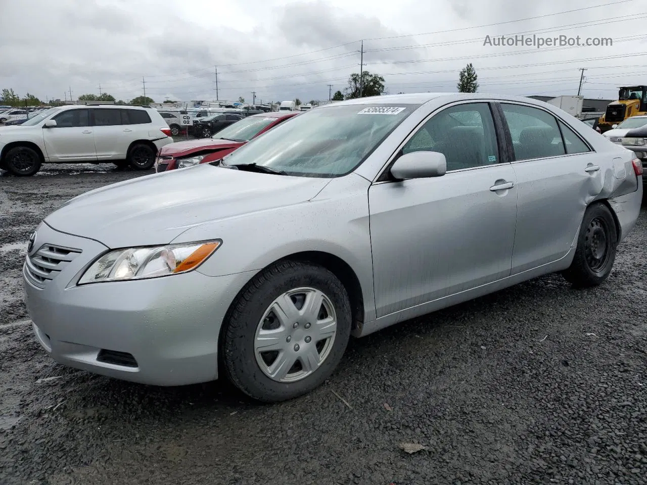 2009 Toyota Camry Base Silver vin: 4T4BE46K59R107028