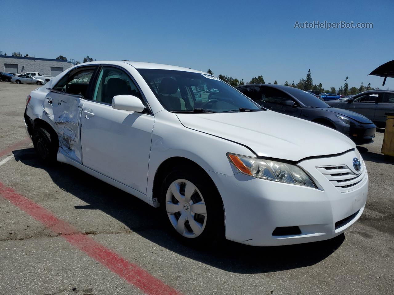 2009 Toyota Camry Base White vin: 4T4BE46K59R135234