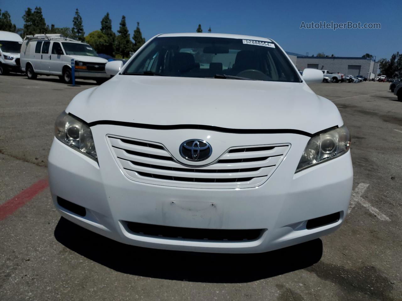 2009 Toyota Camry Base White vin: 4T4BE46K59R135234