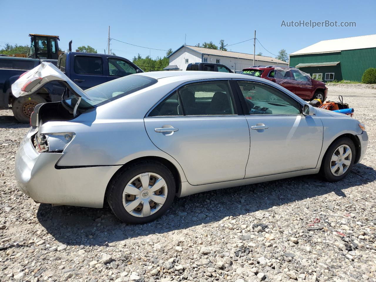 2007 Toyota Camry Ce Silver vin: 4T4BE46K67R011423