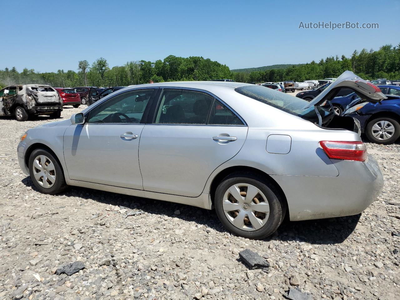 2007 Toyota Camry Ce Silver vin: 4T4BE46K67R011423