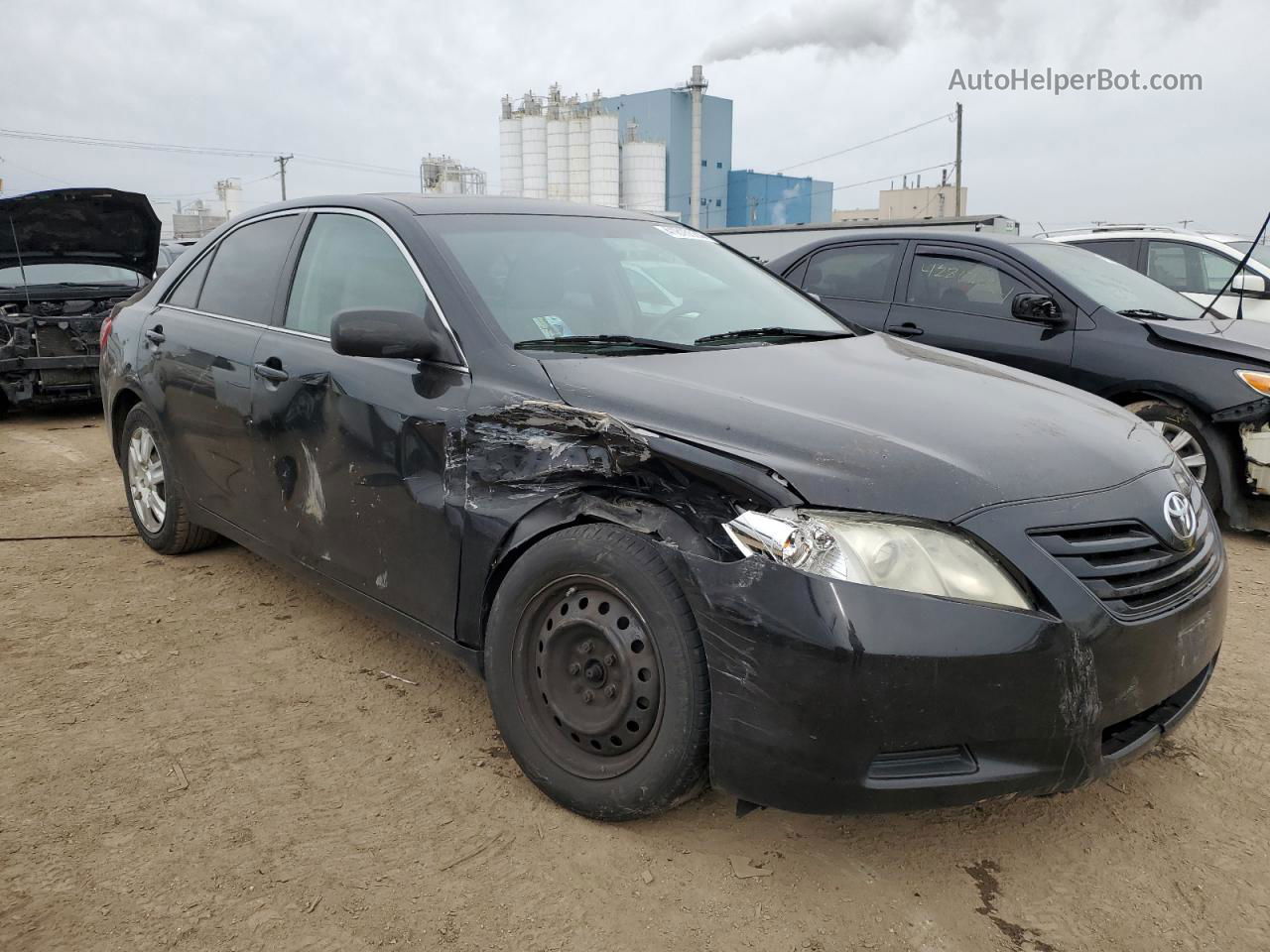 2009 Toyota Camry Base Black vin: 4T4BE46K69R057207