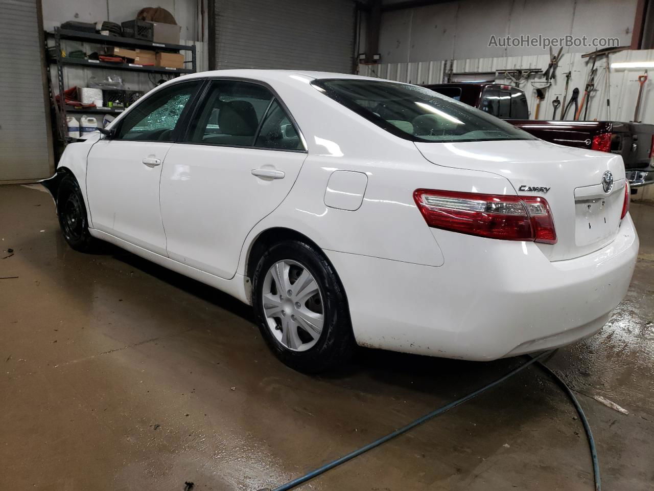 2009 Toyota Camry Base White vin: 4T4BE46K69R068904