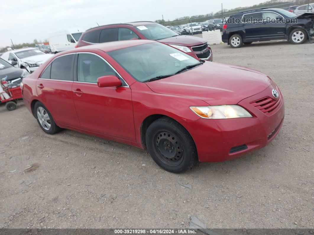 2009 Toyota Camry Le Красный vin: 4T4BE46K69R090580