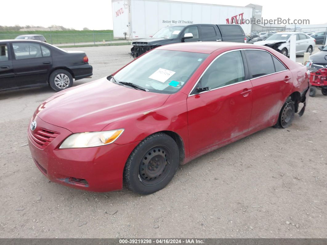 2009 Toyota Camry Le Red vin: 4T4BE46K69R090580