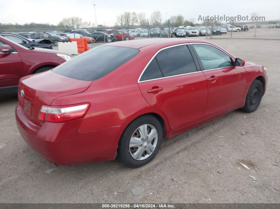 2009 Toyota Camry Le Red vin: 4T4BE46K69R090580