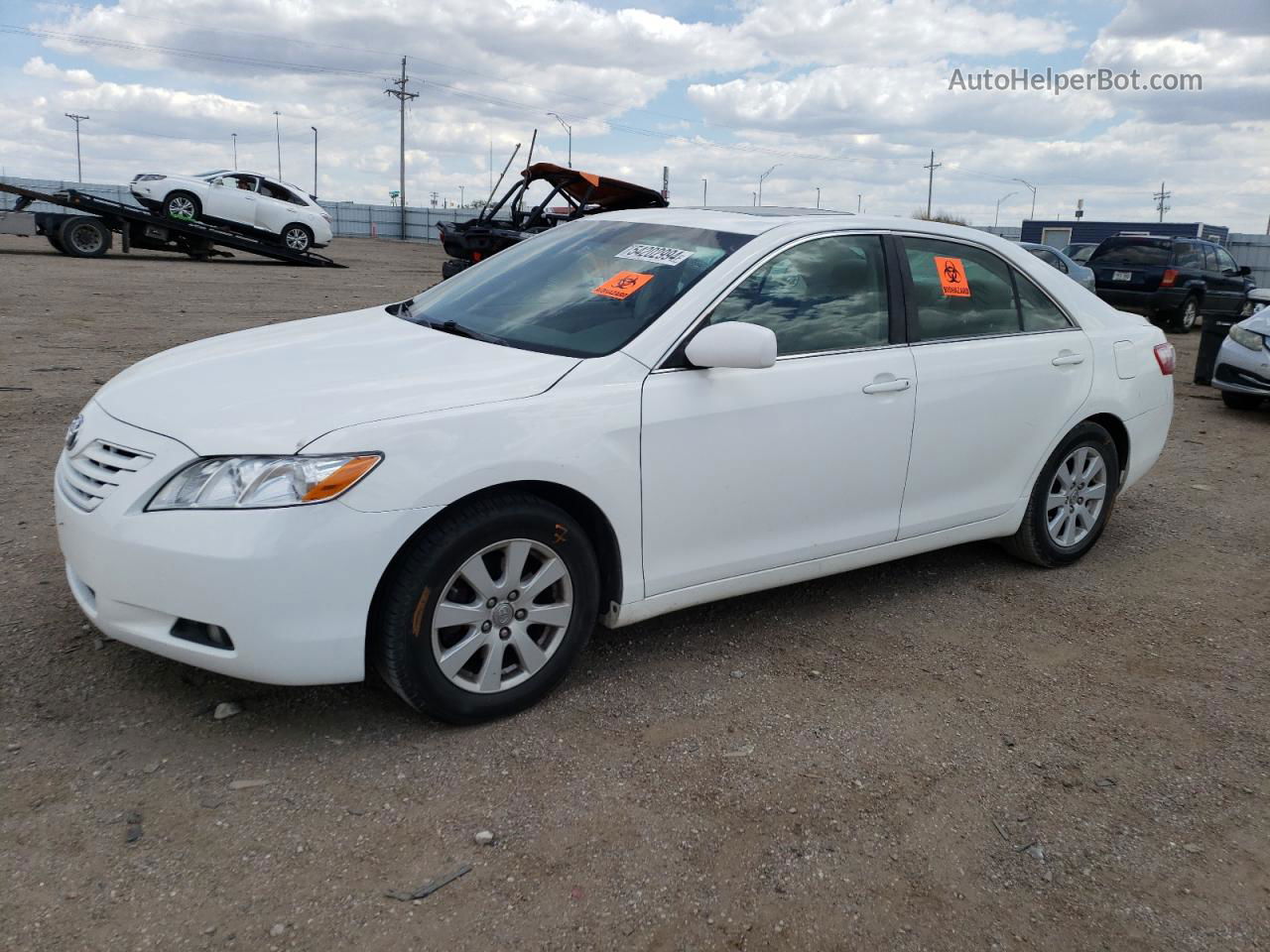 2009 Toyota Camry Base White vin: 4T4BE46K69R102341