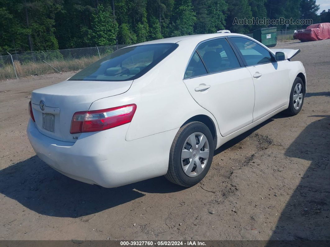 2009 Toyota Camry Le White vin: 4T4BE46K79R049875