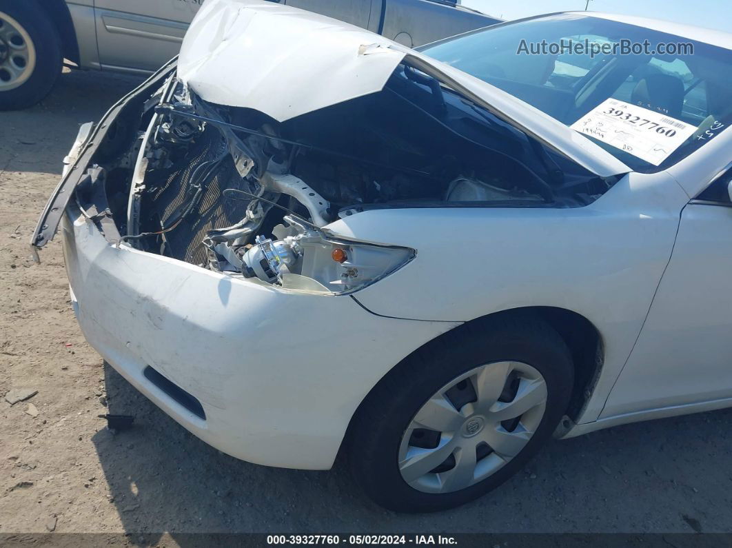 2009 Toyota Camry Le White vin: 4T4BE46K79R049875