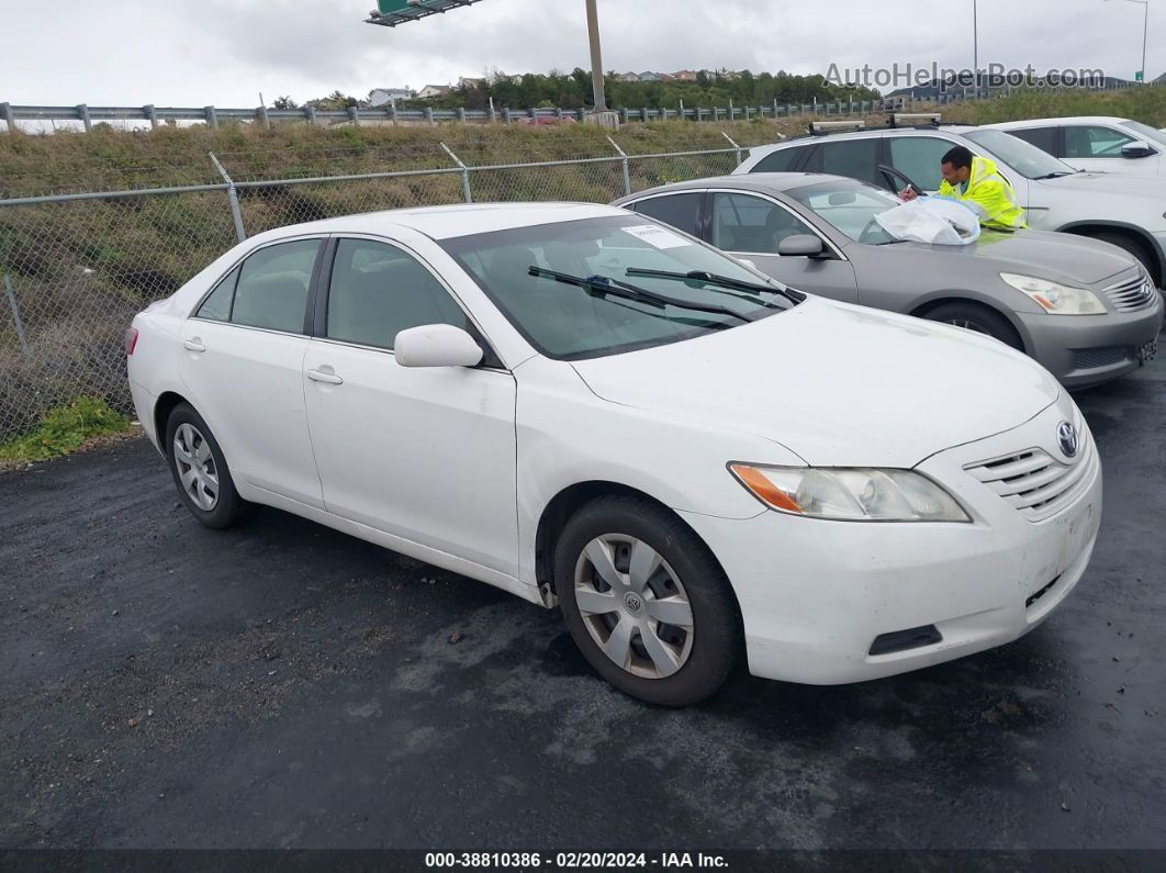 2009 Toyota Camry Le White vin: 4T4BE46K79R124476