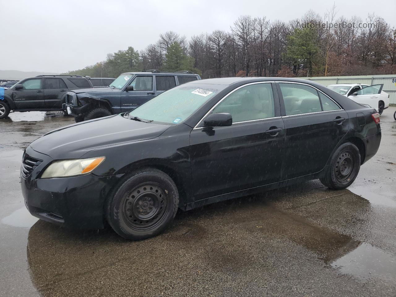 2009 Toyota Camry Base Black vin: 4T4BE46K89R050369