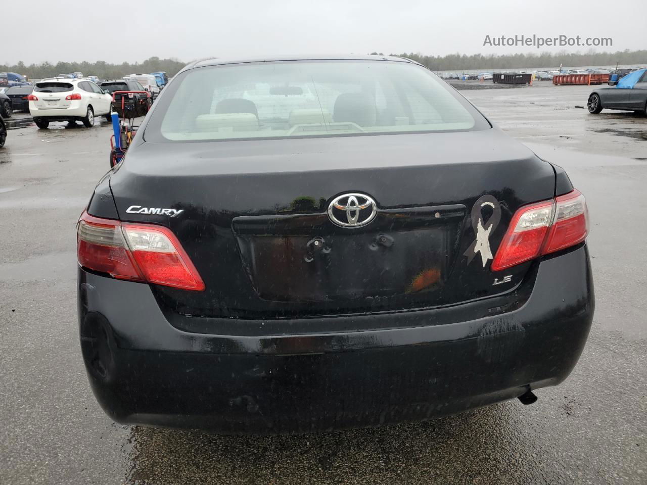 2009 Toyota Camry Base Black vin: 4T4BE46K89R050369