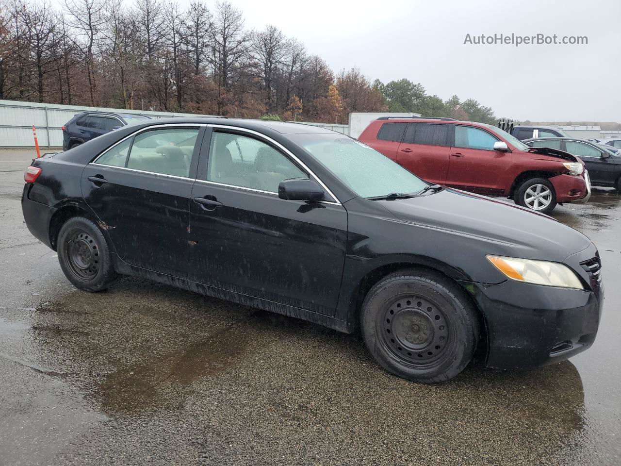 2009 Toyota Camry Base Black vin: 4T4BE46K89R050369