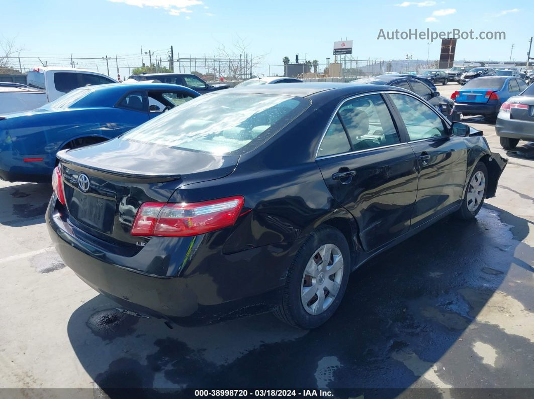 2009 Toyota Camry Le Black vin: 4T4BE46K89R055006