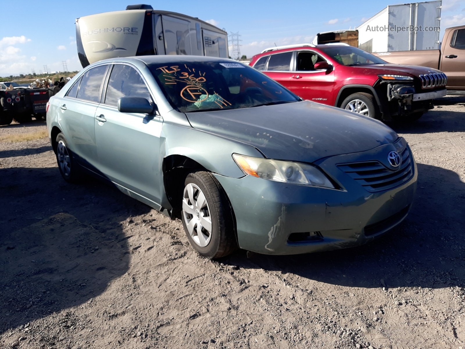 2009 Toyota Camry Base Green vin: 4T4BE46K89R065163