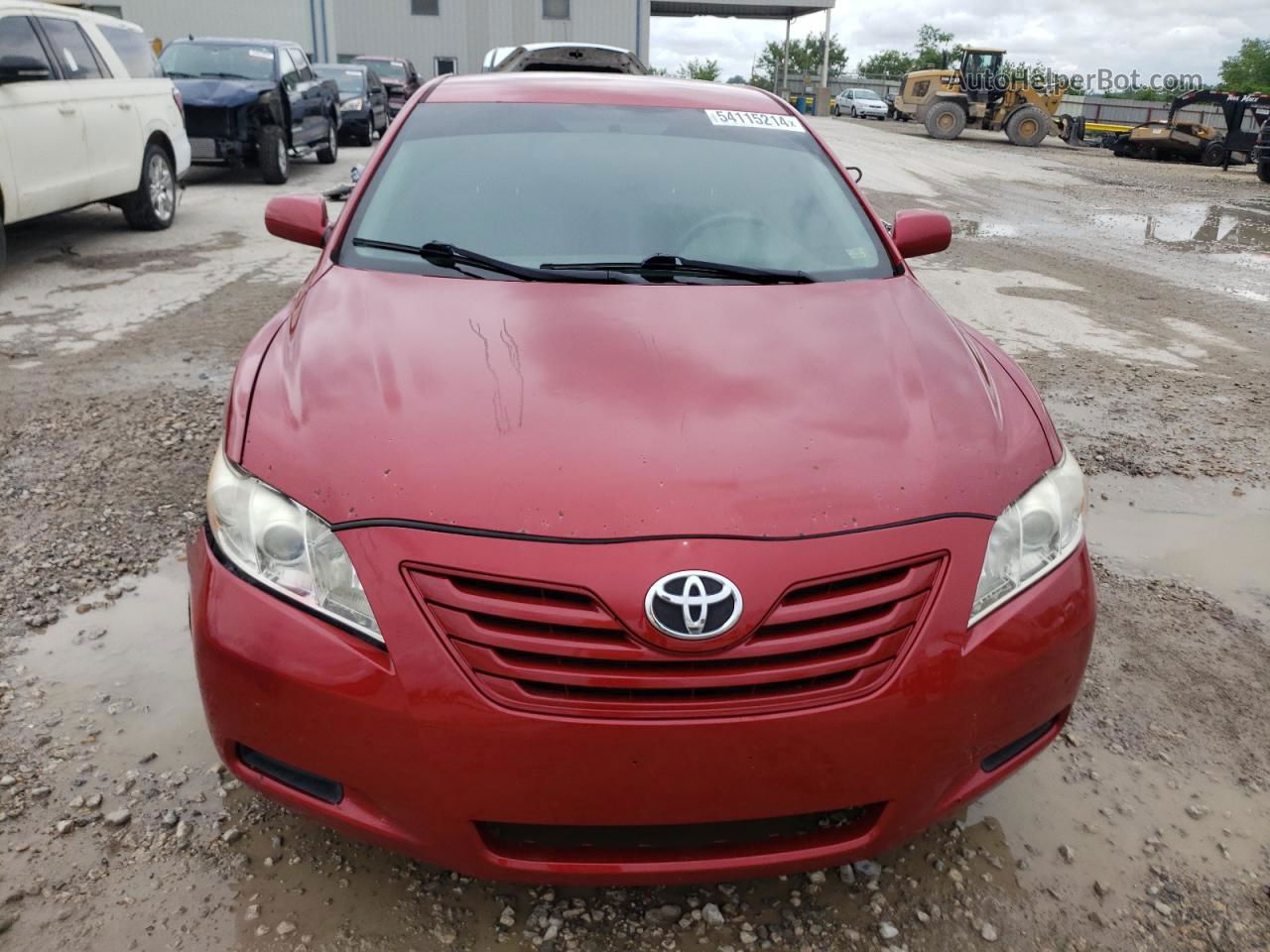 2009 Toyota Camry Base Red vin: 4T4BE46K89R070802