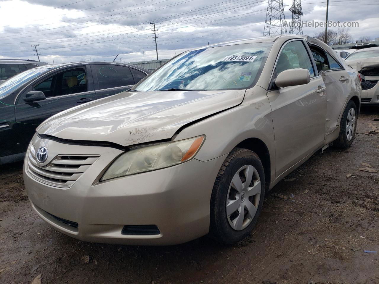 2009 Toyota Camry Base Золотой vin: 4T4BE46K89R076311