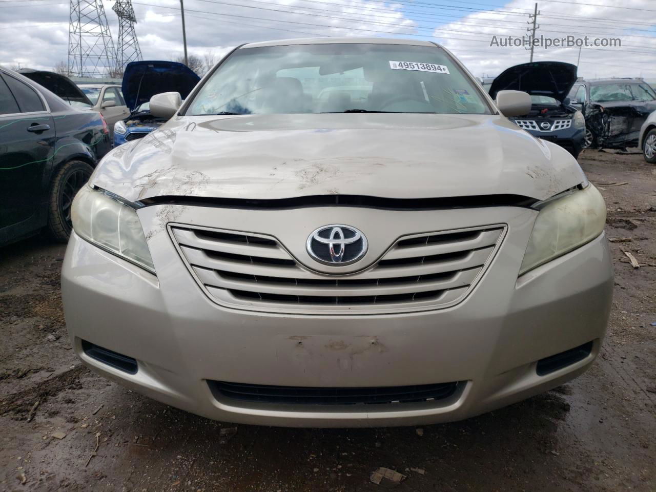 2009 Toyota Camry Base Золотой vin: 4T4BE46K89R076311