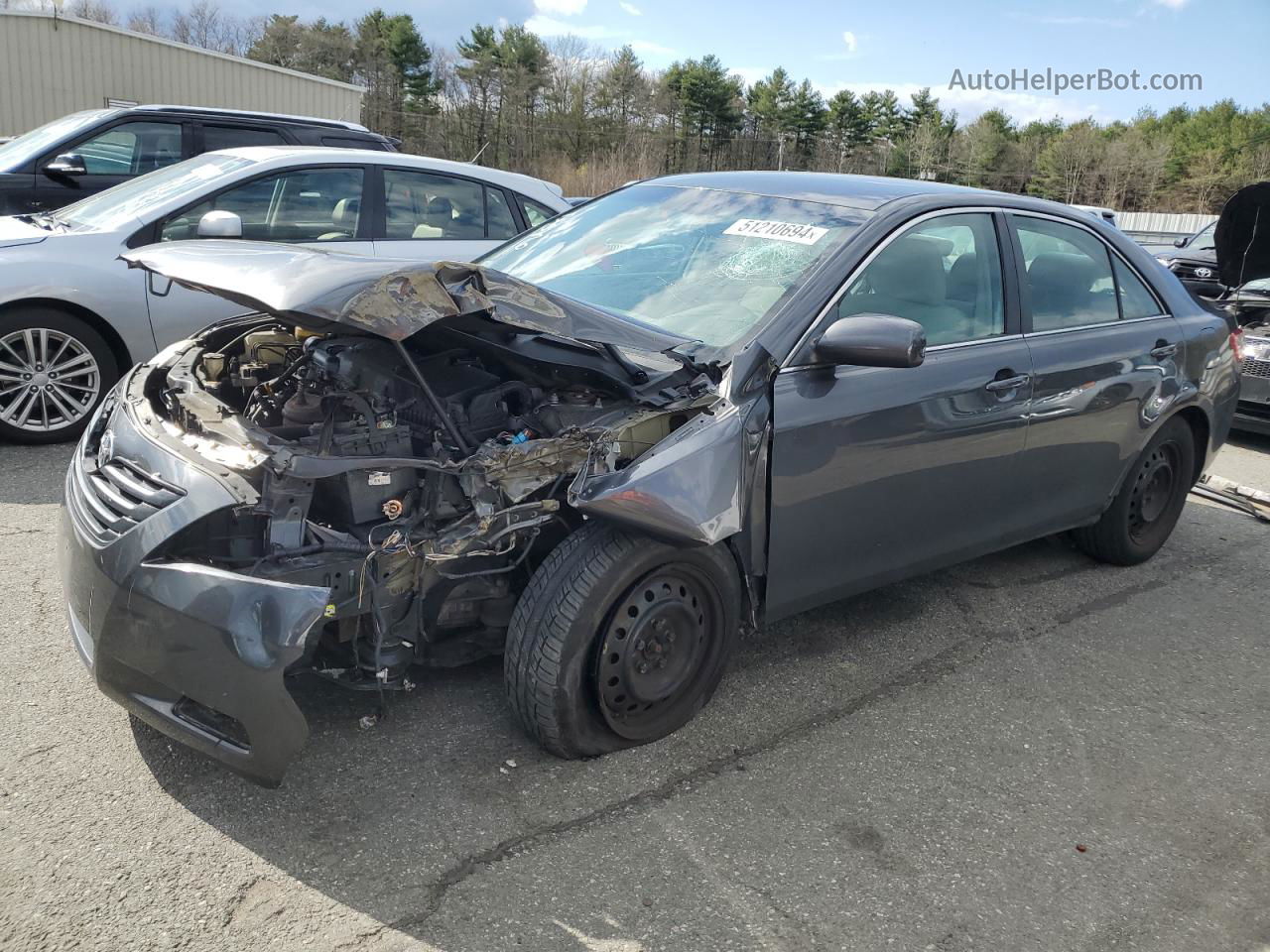 2009 Toyota Camry Base Серый vin: 4T4BE46K89R109971