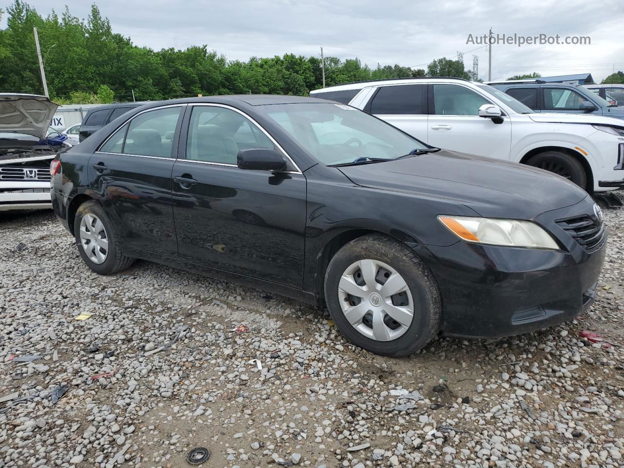 2009 Toyota Camry Base Черный vin: 4T4BE46K89R117097