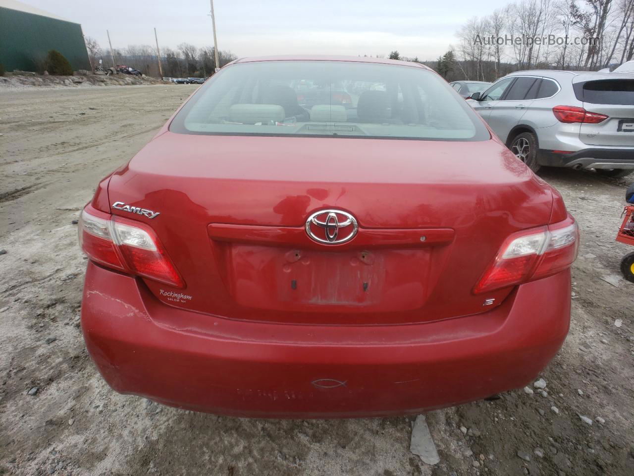 2009 Toyota Camry Base Red vin: 4T4BE46K99R058724