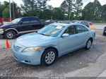 2009 Toyota Camry Xle Light Blue vin: 4T4BE46K99R076754