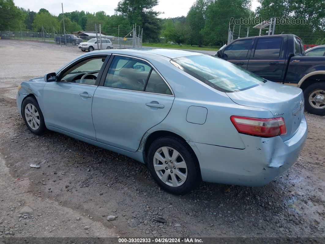 2009 Toyota Camry Xle Light Blue vin: 4T4BE46K99R076754