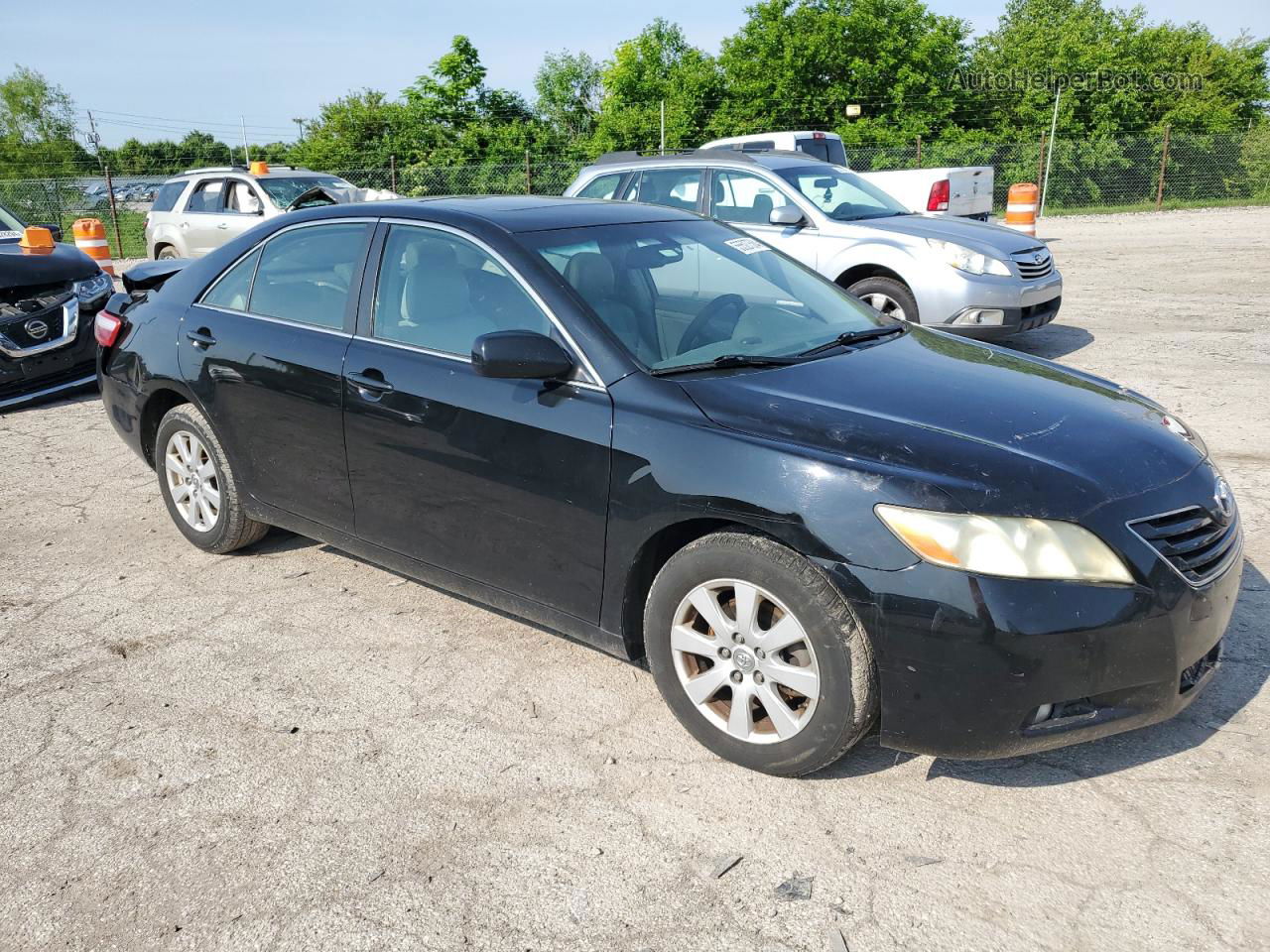 2009 Toyota Camry Base Black vin: 4T4BE46K99R095711